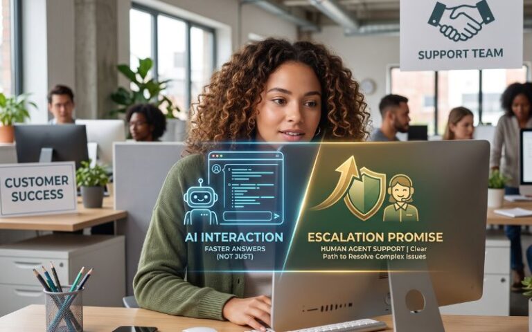 Customer-facing AI needs an escalation promise, Not just a faster answer